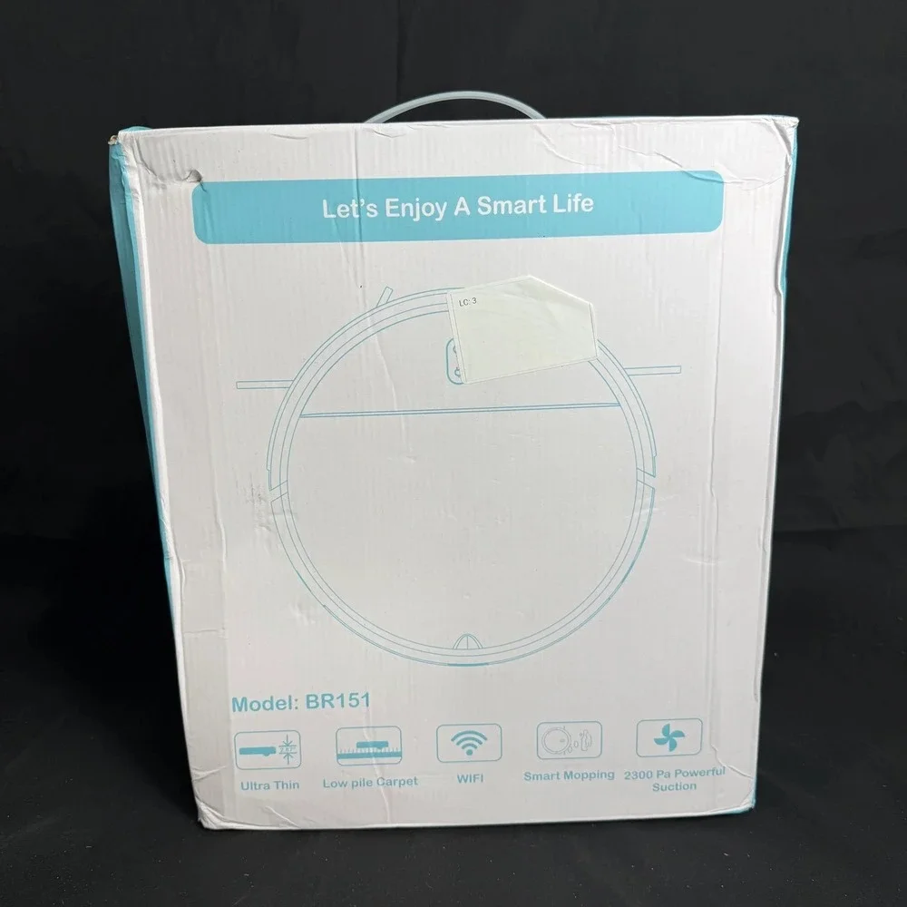 BR151 Robot Vacuum and Mop, Vacuum Cleaner for home